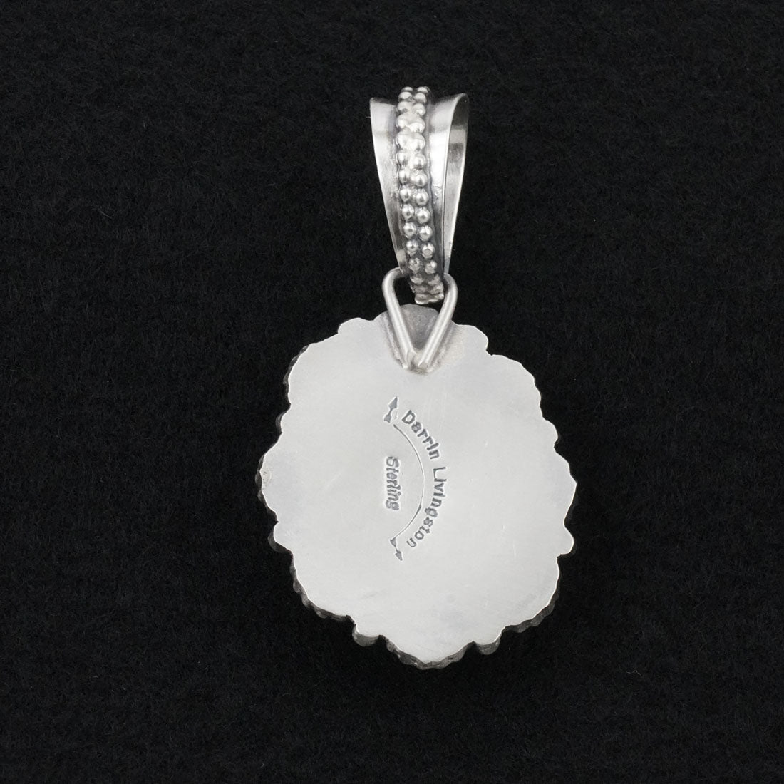 Darrin Livingston Turquoise & Sterling Silver Pendant