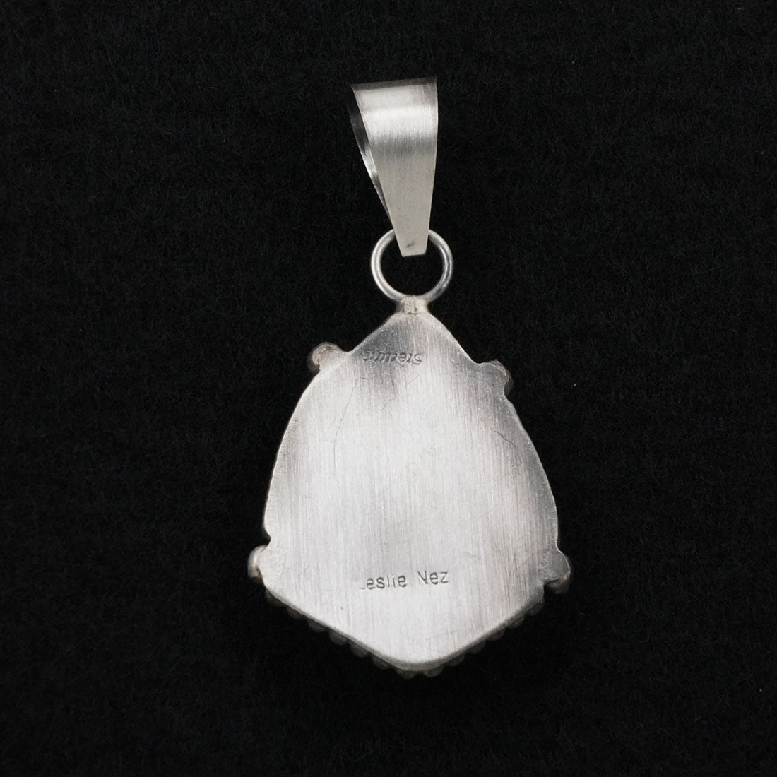 Leslie Nez Turquoise & Sterling Silver Pendant