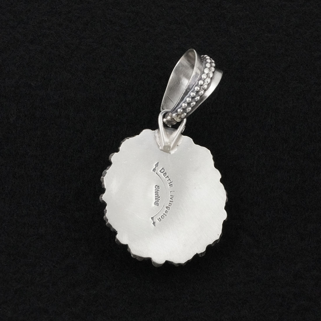 Darrin Livingston Turquoise & Sterling Silver Pendant