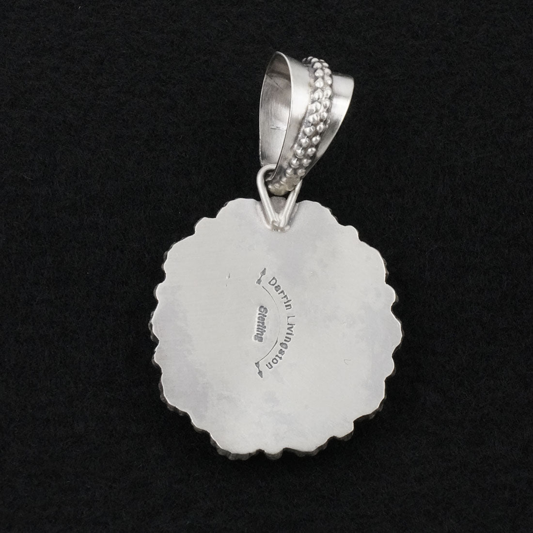 Darrin Livingston Turquoise & Sterling Silver Pendant