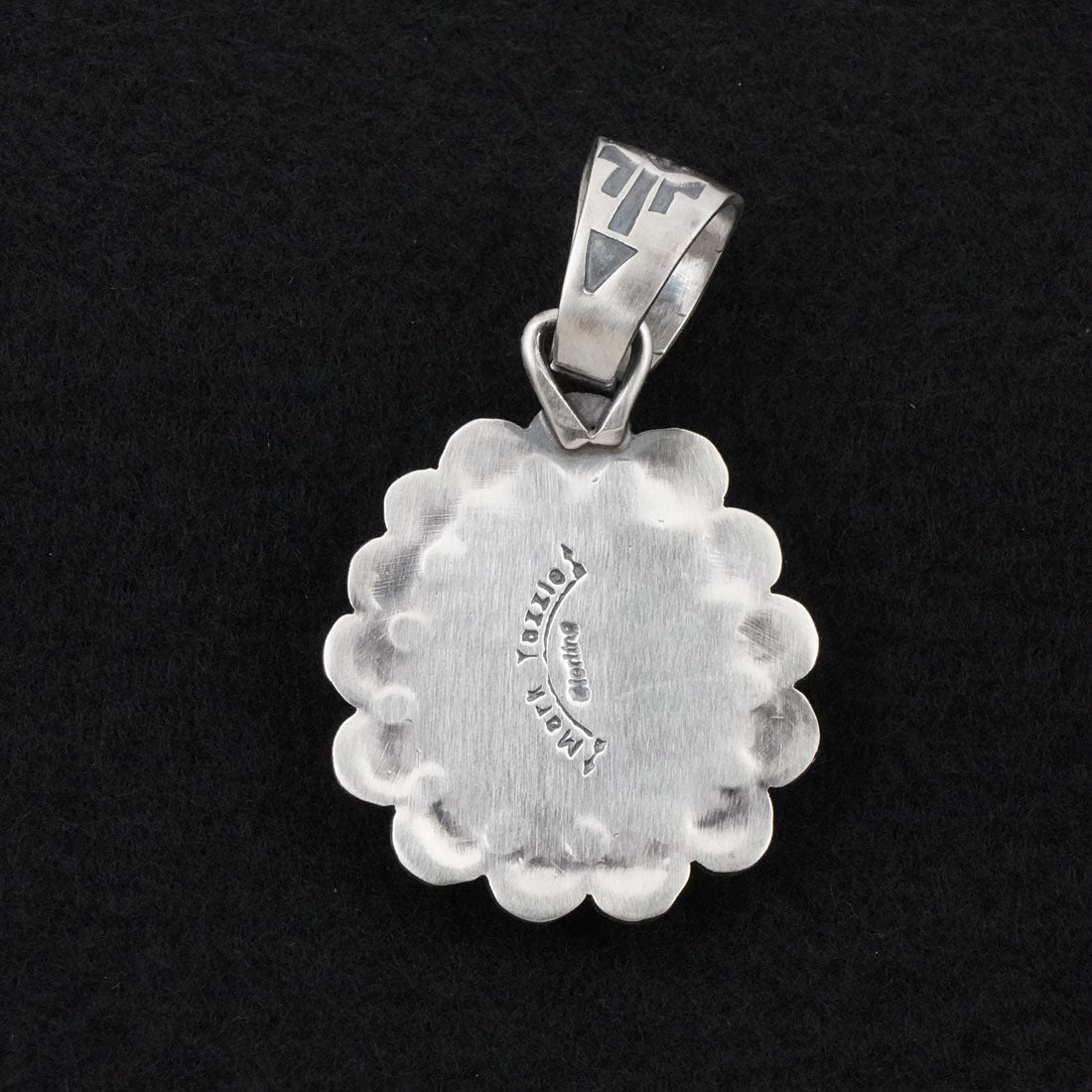 Mark Yazzie Turquoise & Sterling Silver Pendant