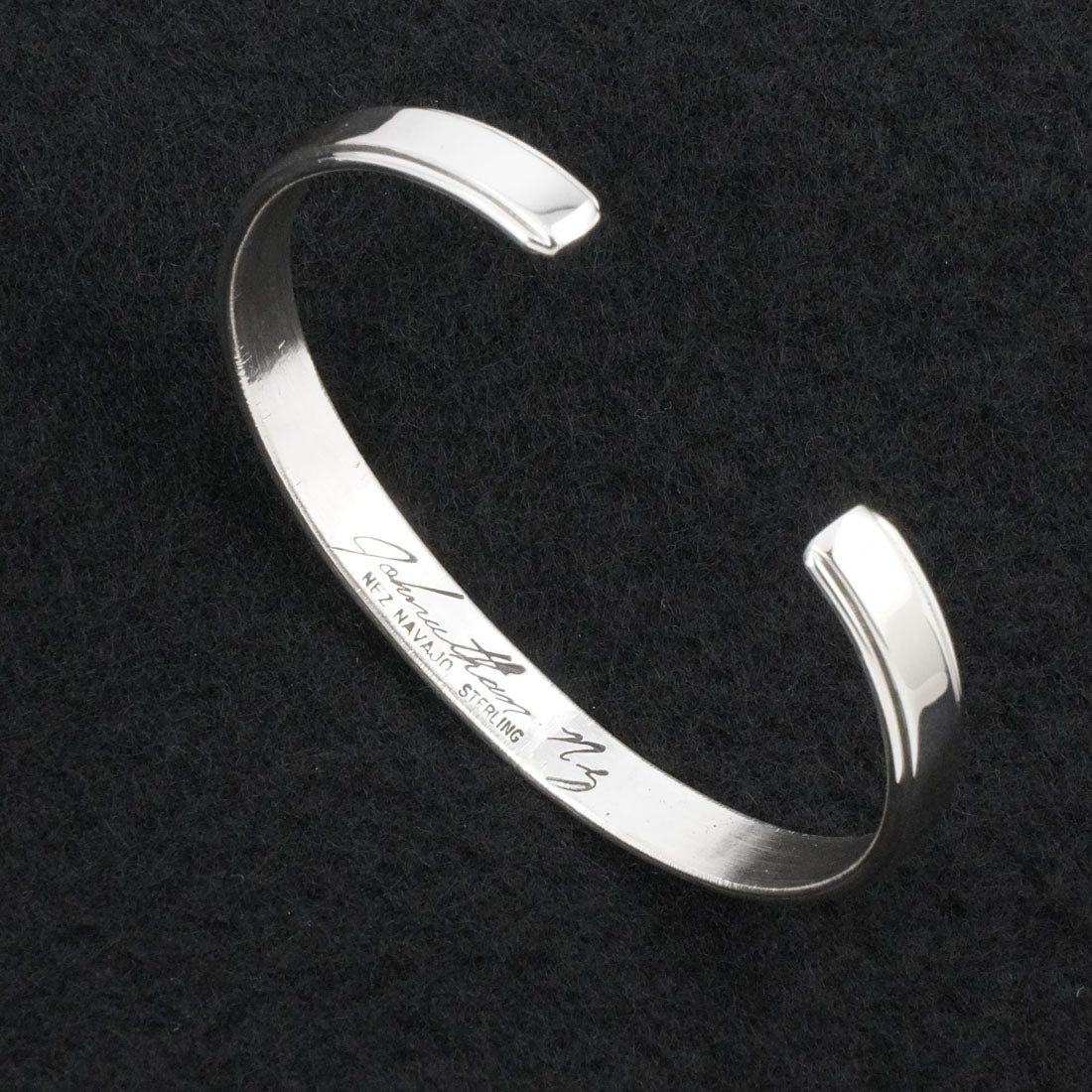 Jonathan Nez Sterling Silver Bracelet