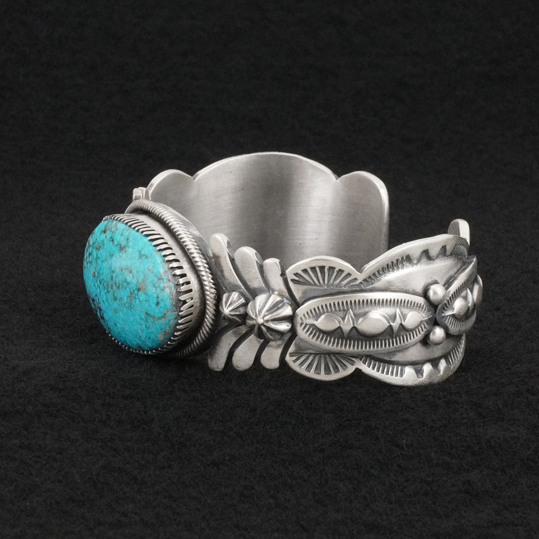 Mark Yazzie Turquoise & Sterling Silver Bracelet