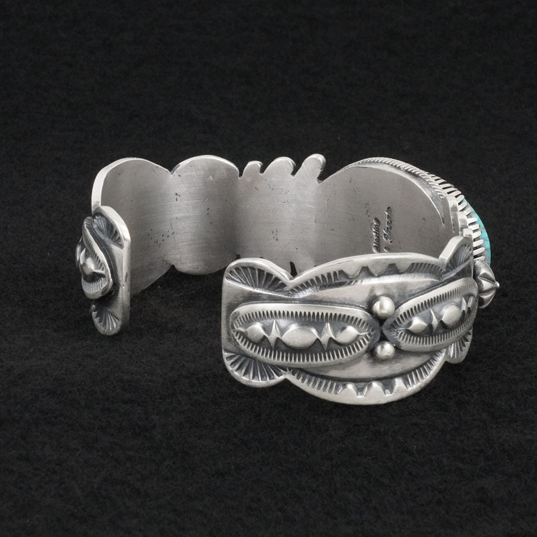 Mark Yazzie Turquoise & Sterling Silver Bracelet