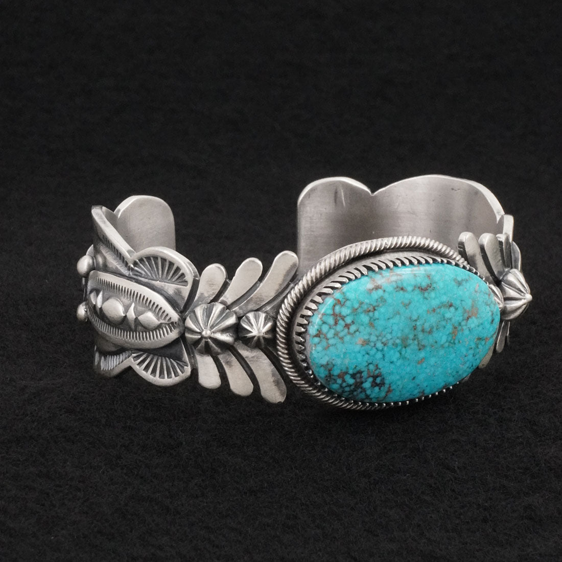 Mark Yazzie Turquoise & Sterling Silver Bracelet