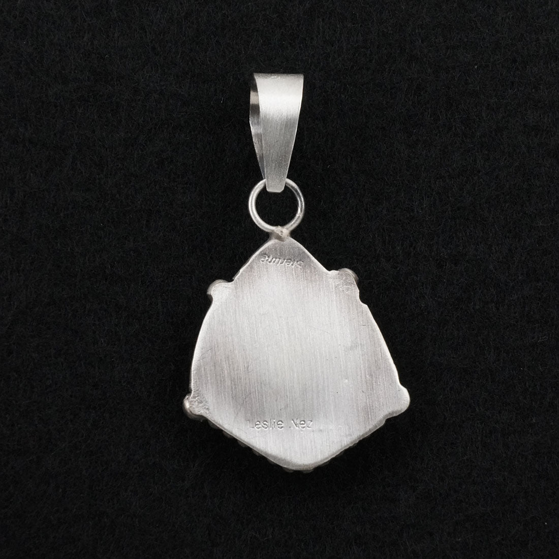 Leslie Nez Turquoise & Sterling Silver Pendant