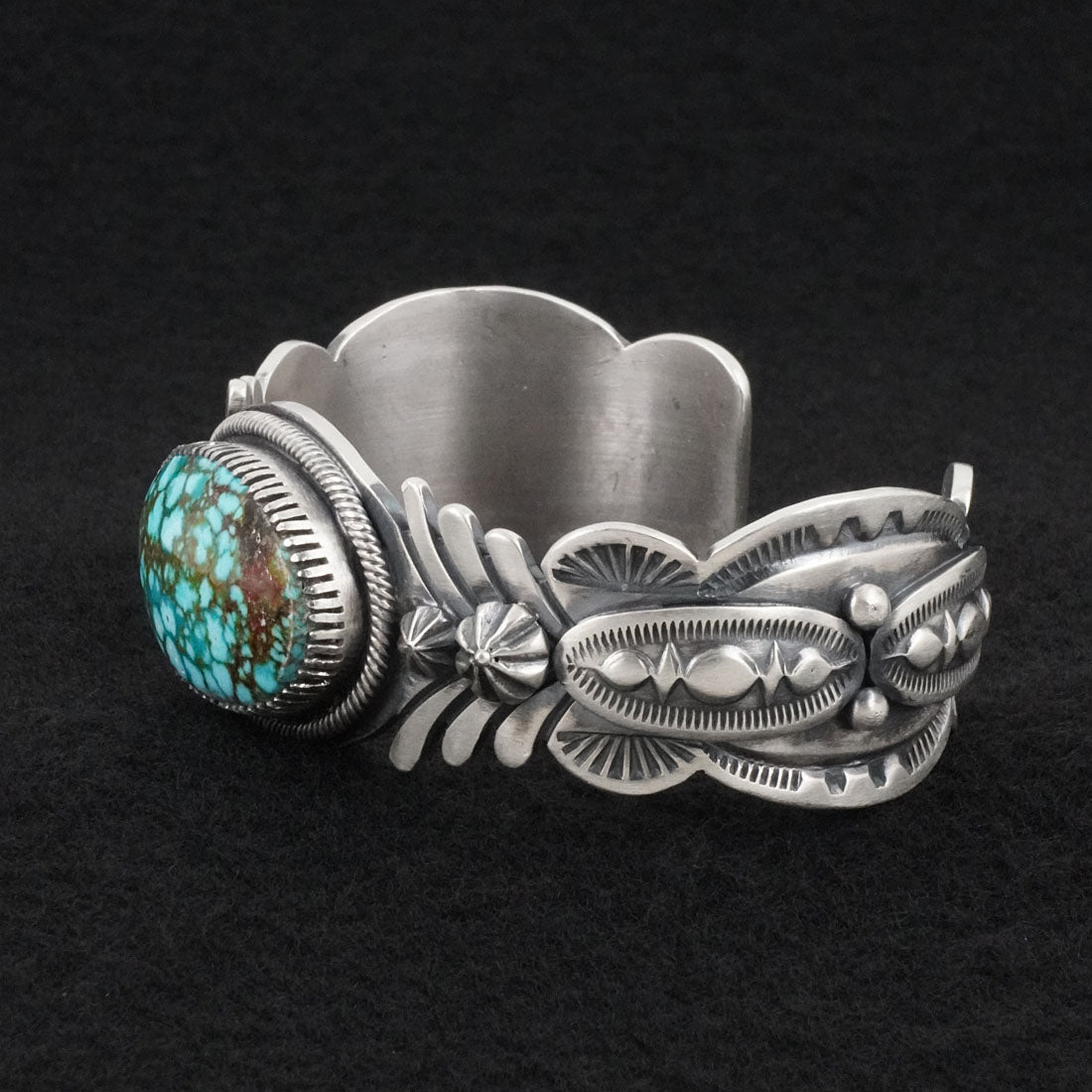 Mark Yazzie Turquoise & Sterling Silver Bracelet