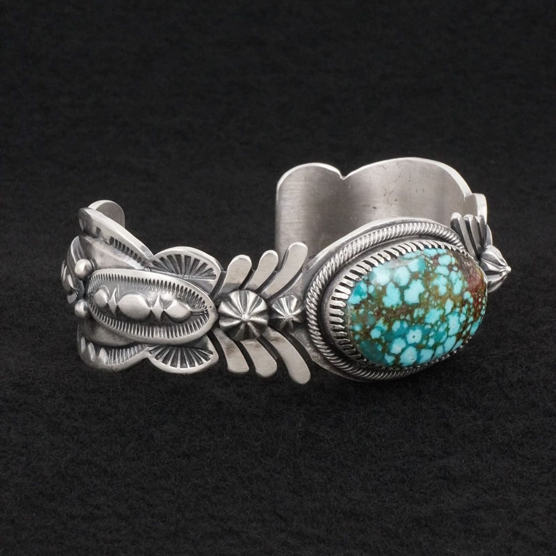 Mark Yazzie Turquoise & Sterling Silver Bracelet