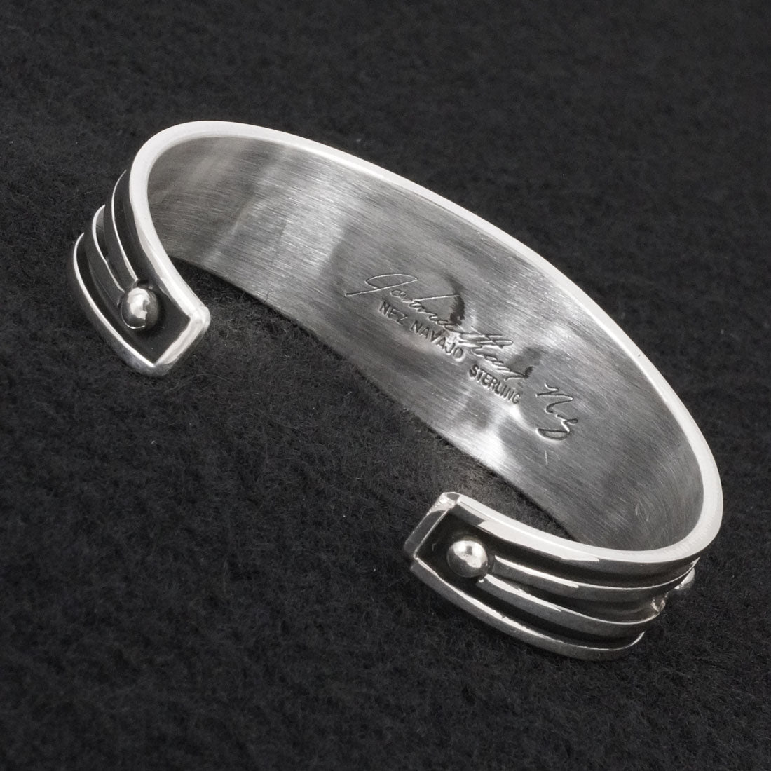 Jonathan Nez Sterling Silver Bracelet