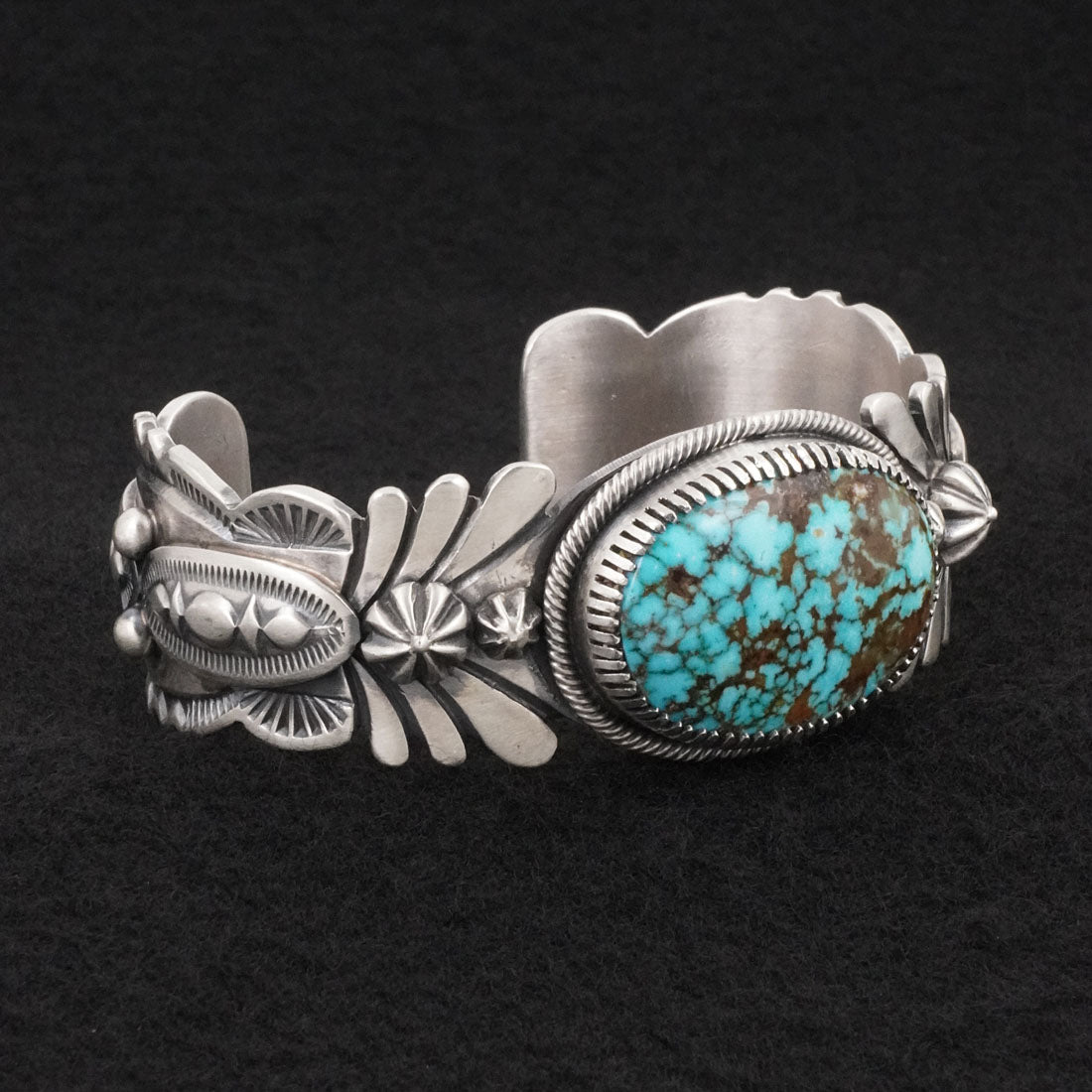 Mark Yazzie Turquoise & Sterling Silver Bracelet