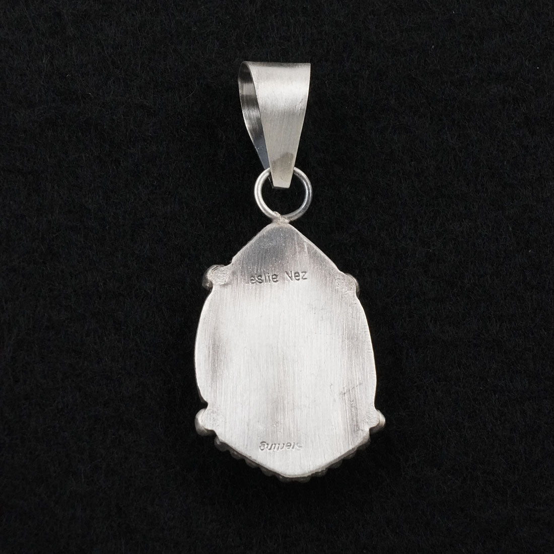 Leslie Nez Turquoise & Sterling Silver Pendant