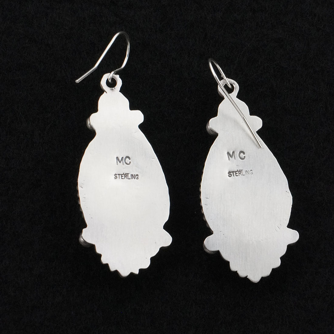 Michael Calladitto Turquoise & Sterling Silver Earrings