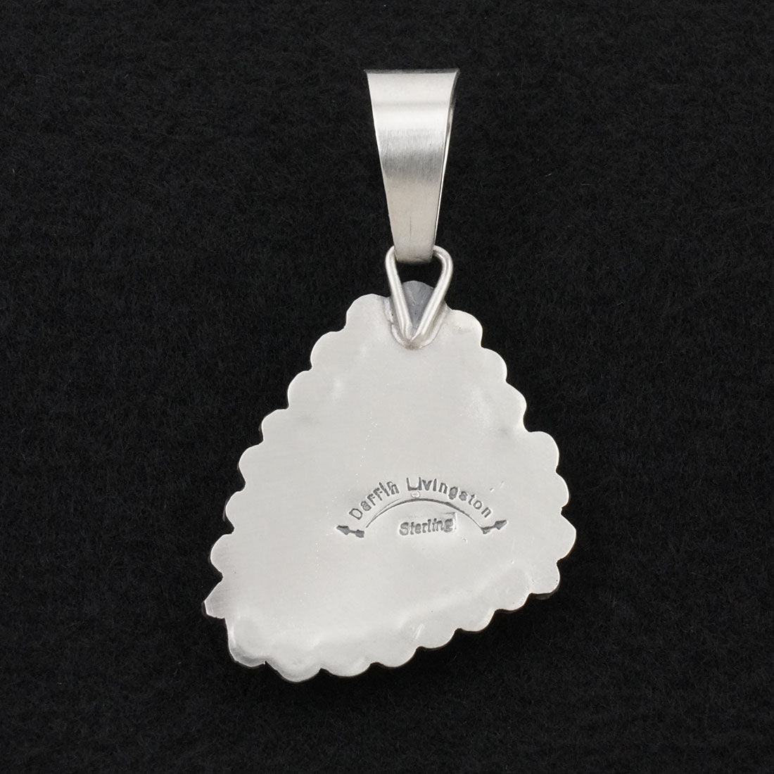 Darrin Livingston Turquoise & Sterling Silver Pendant