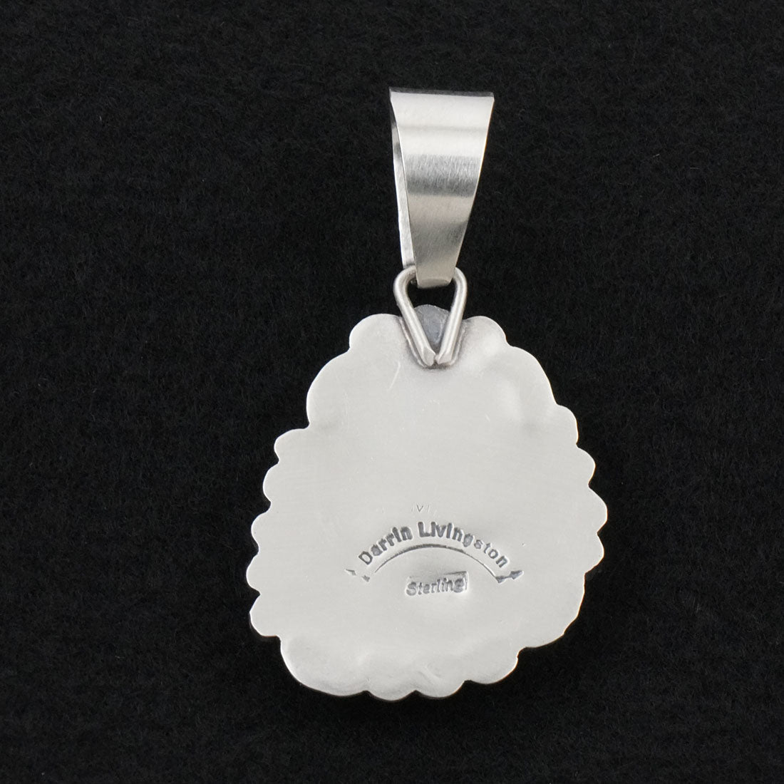 Darrin Livingston Turquoise & Sterling Silver Pendant