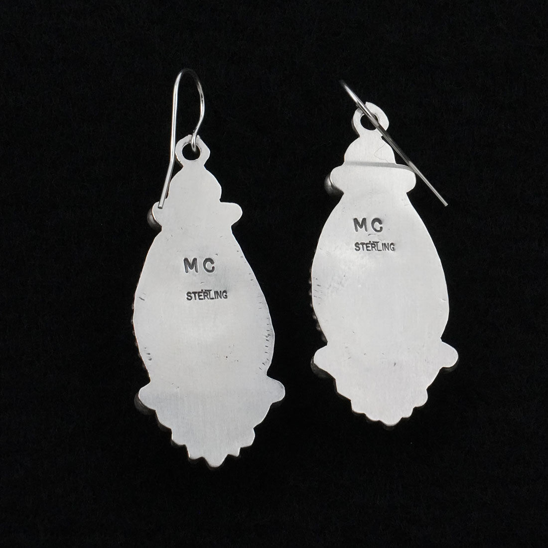 Michael Calladitto Turquoise & Sterling Silver Earrings