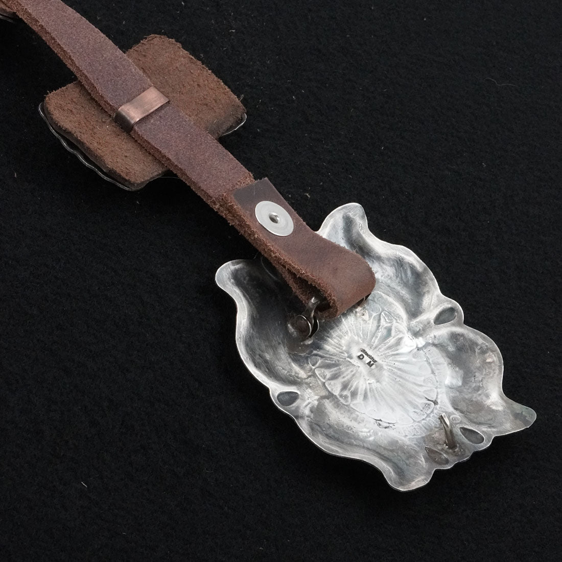 Dan Morgan Turquoise & Sterling Silver Concho Belt
