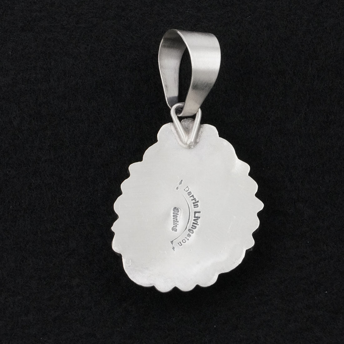 Darrin Livingston Turquoise & Sterling Silver Pendant