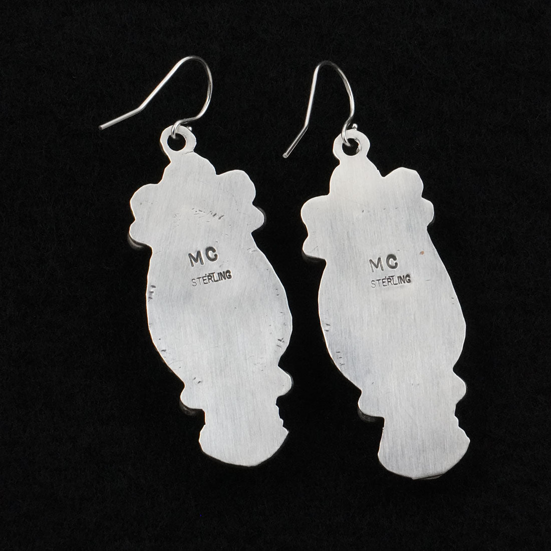Michael Calladitto Turquoise & Sterling Silver Earrings