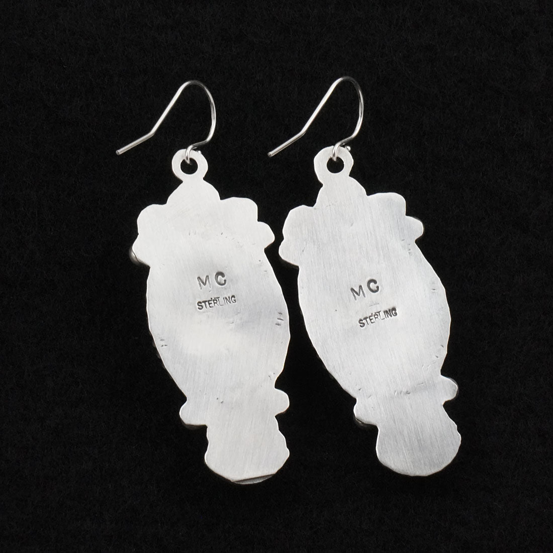 Michael Calladitto Turquoise & Sterling Silver Earrings