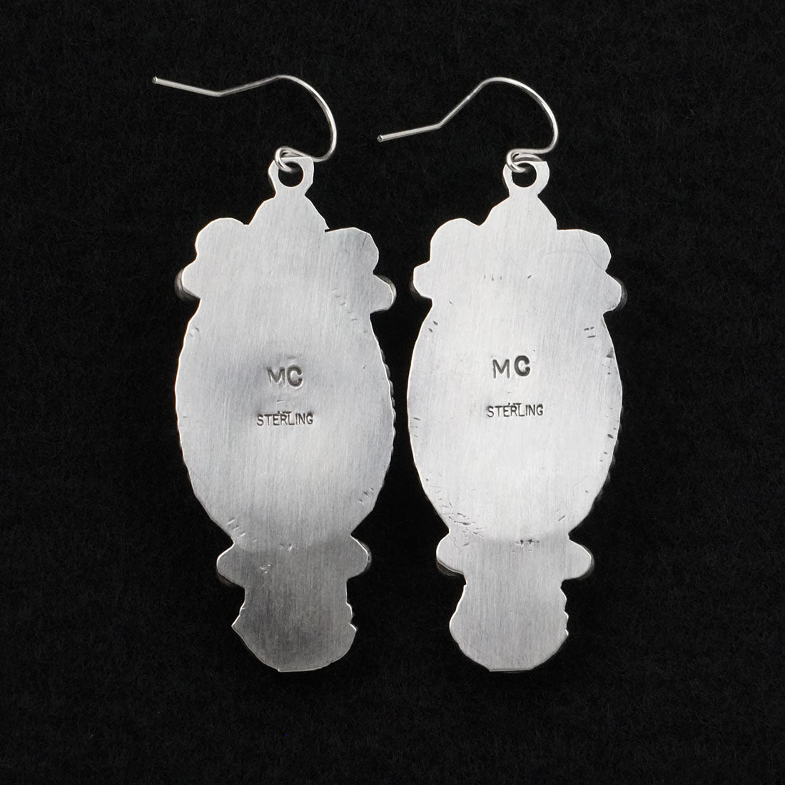 Michael Calladitto Turquoise & Sterling Silver Earrings