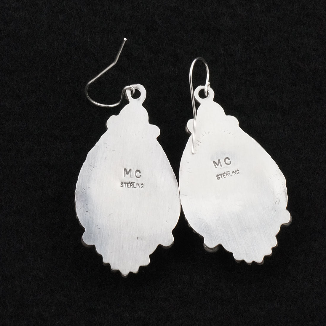 Michael Calladitto Turquoise & Sterling Silver Earrings