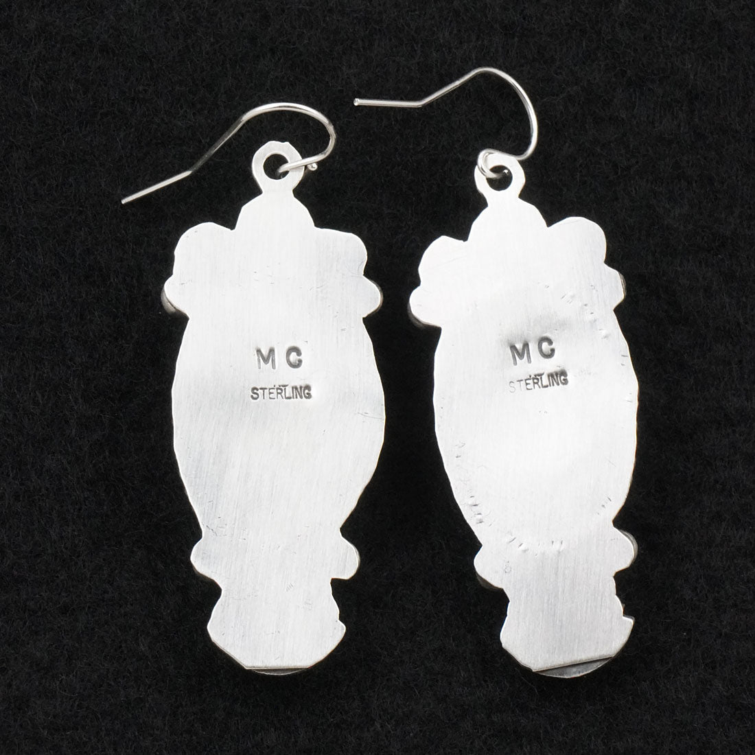 Michael Calladitto Turquoise & Sterling Silver Earrings