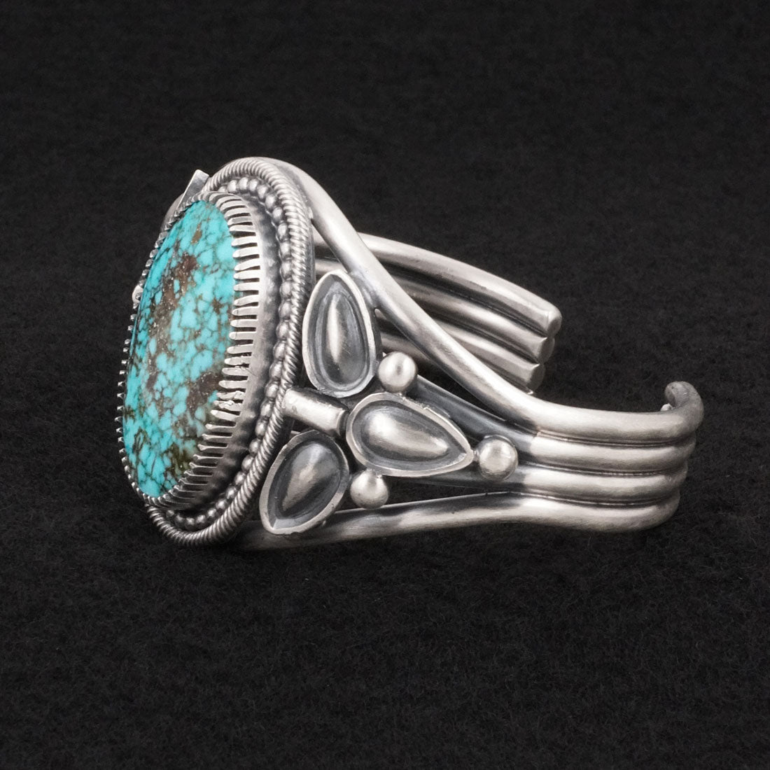 Mark Yazzie Turquoise & Sterling Silver Bracelet