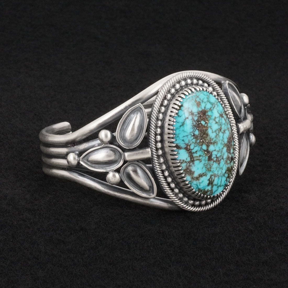 Mark Yazzie Turquoise & Sterling Silver Bracelet