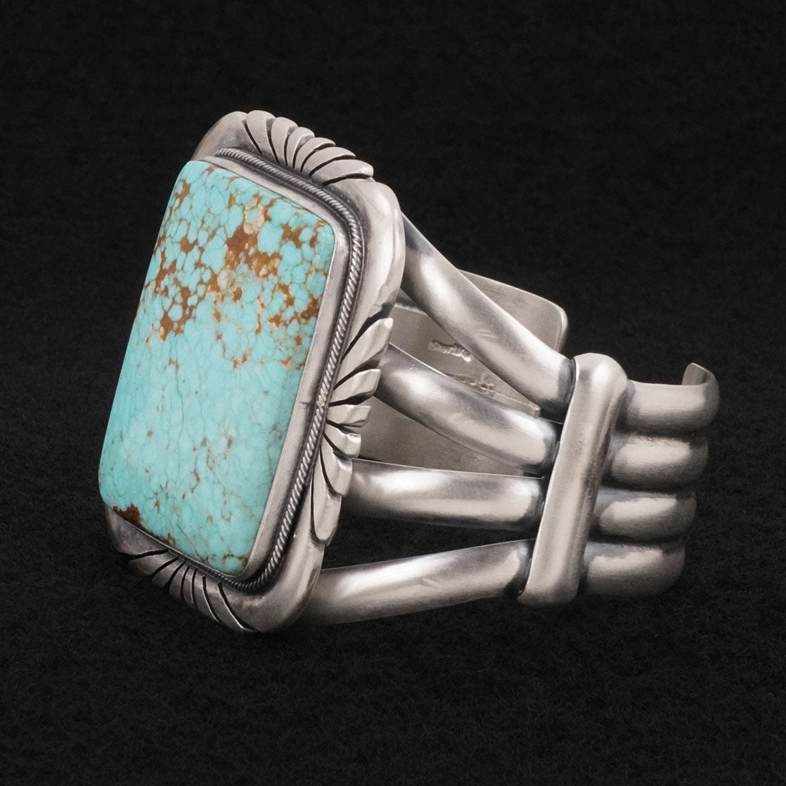 Mark Yazzie Turquoise & Sterling Silver Bracelet
