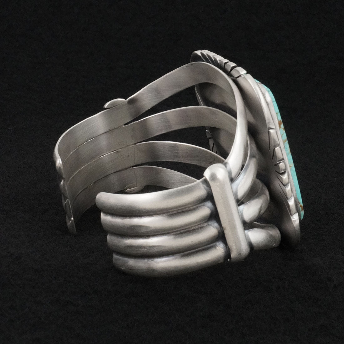 Mark Yazzie Turquoise & Sterling Silver Bracelet