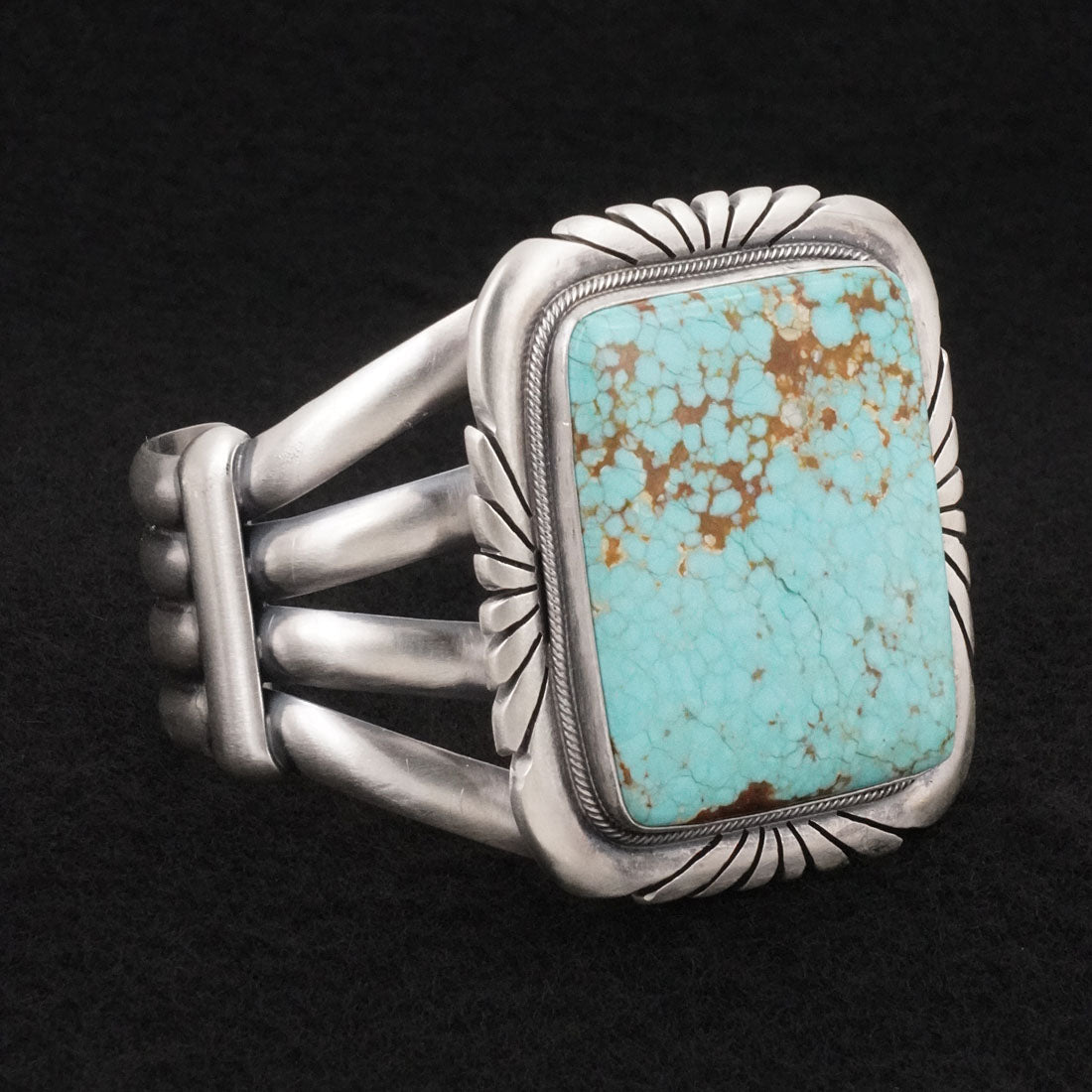 Mark Yazzie Turquoise & Sterling Silver Bracelet