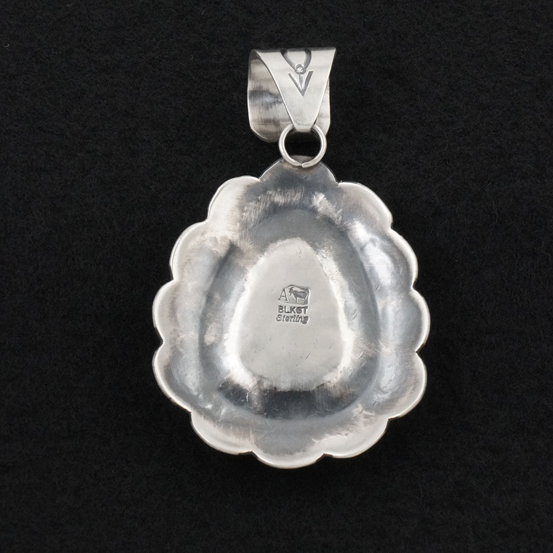 Arnold Blackgoat Turquoise & Sterling Silver Pendant
