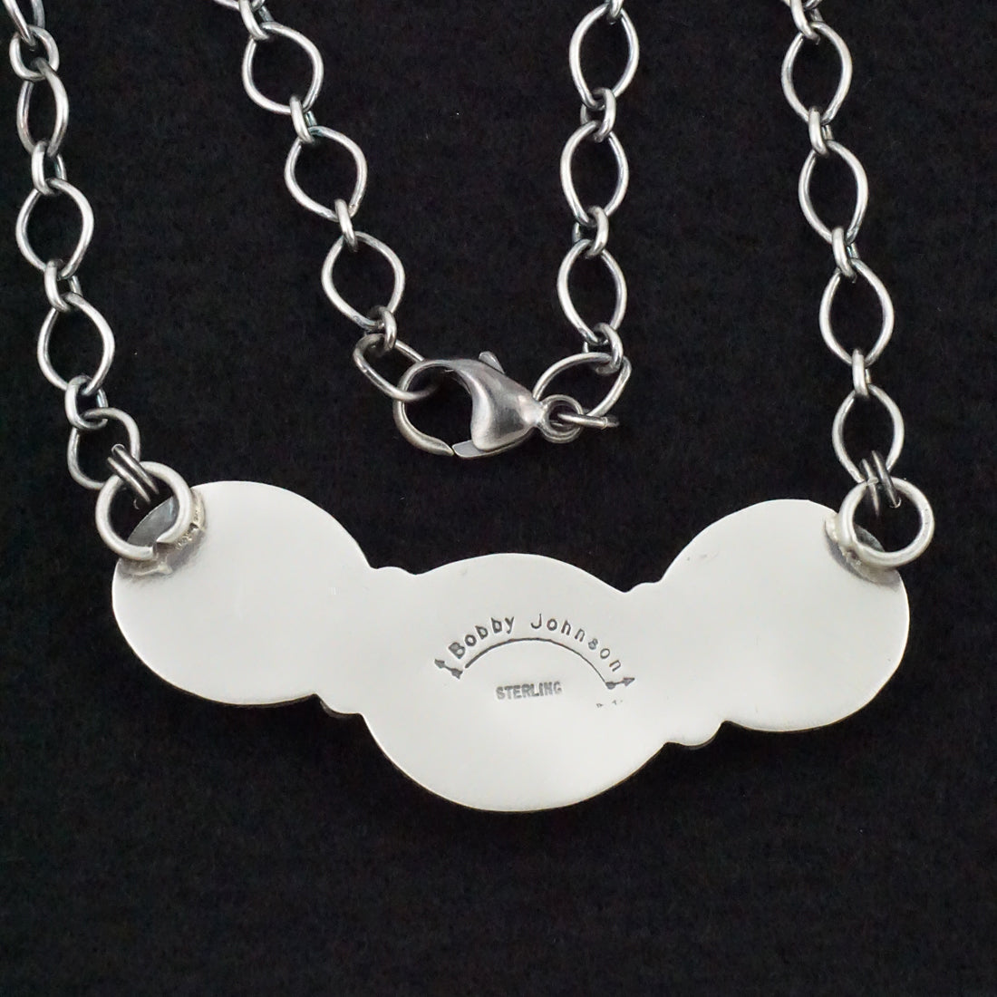 Bobby Johnson Turquoise & Sterling Silver Necklace