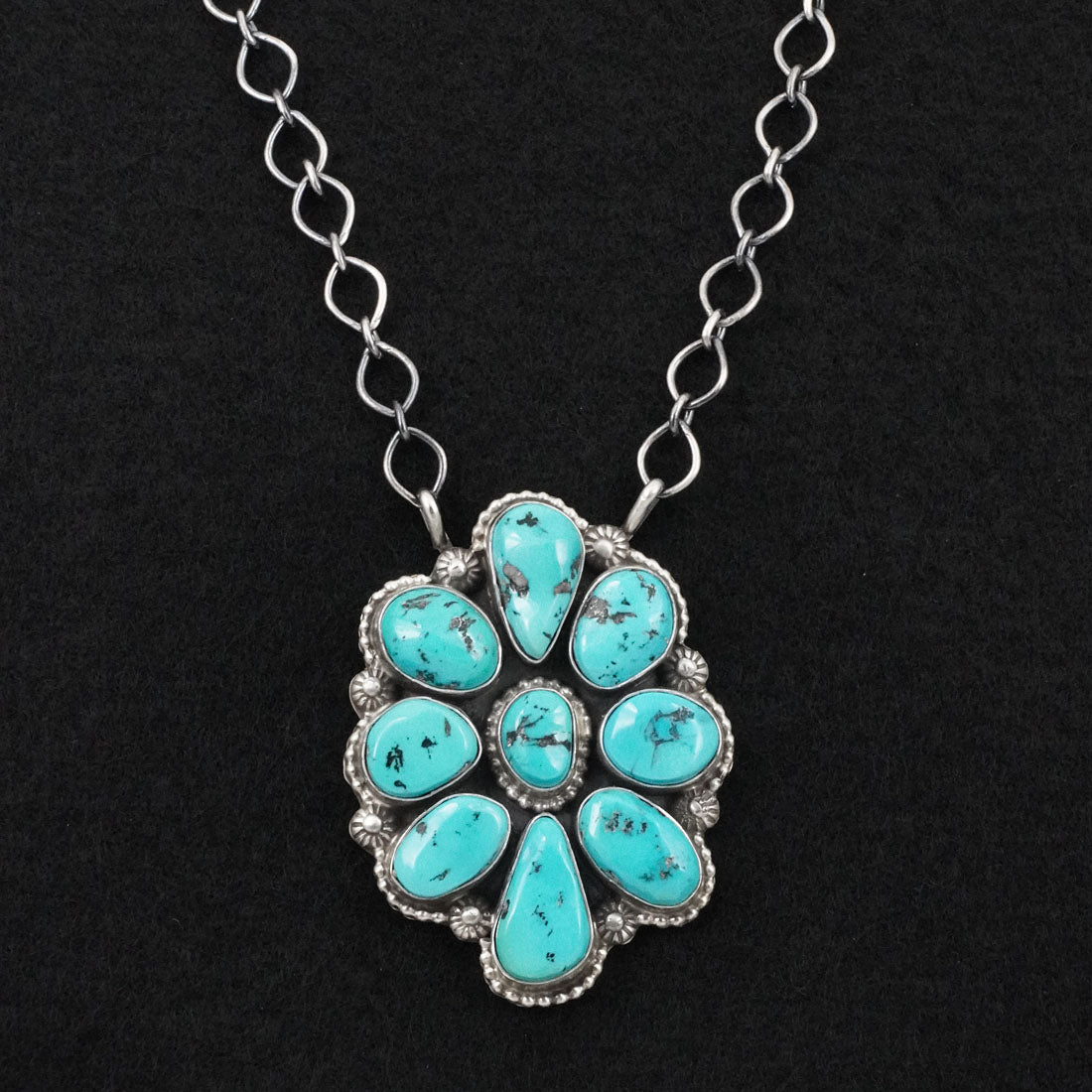 Kathleen Livingston Turquoise & Sterling Silver Necklace