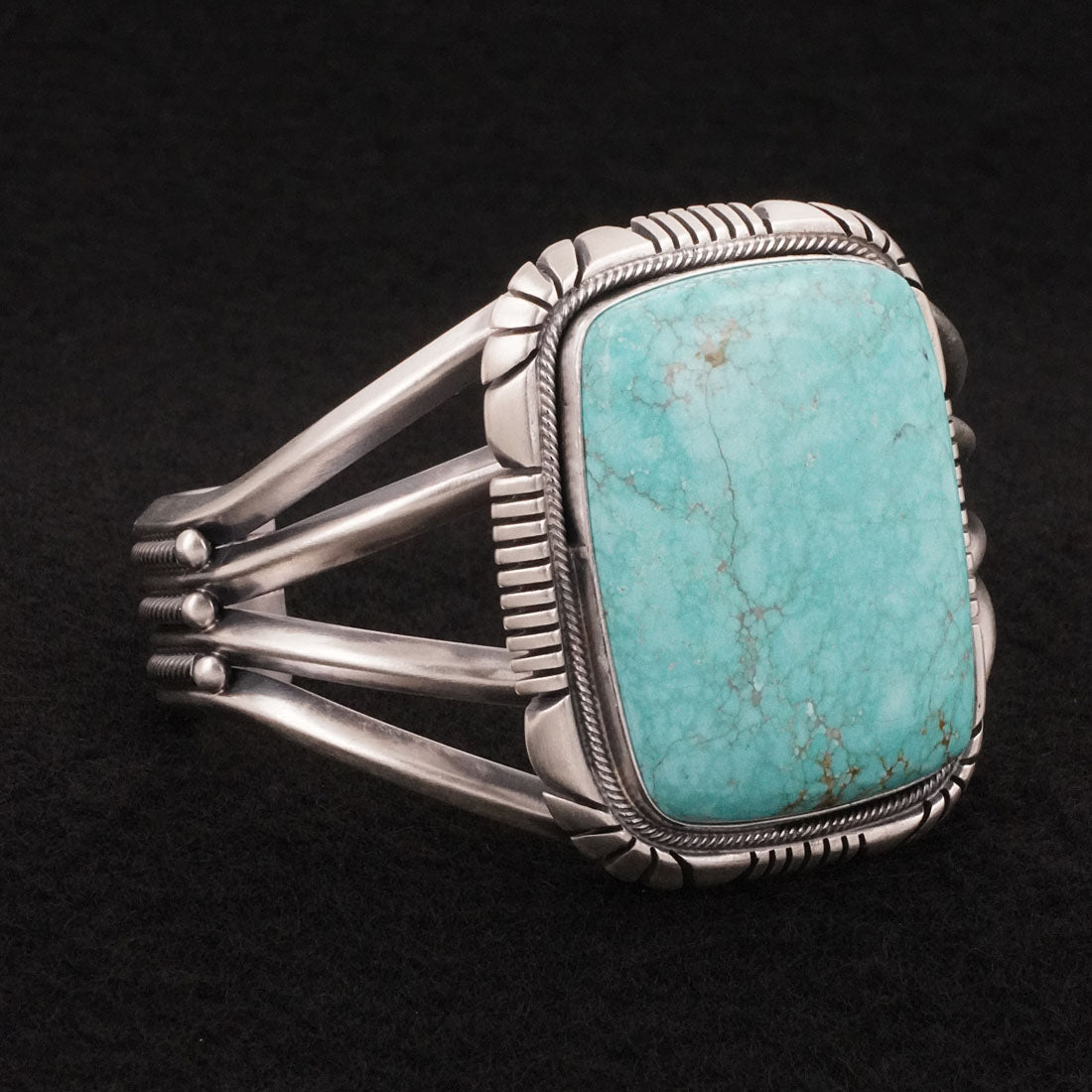 Mark Yazzie Turquoise & Sterling Silver Bracelet