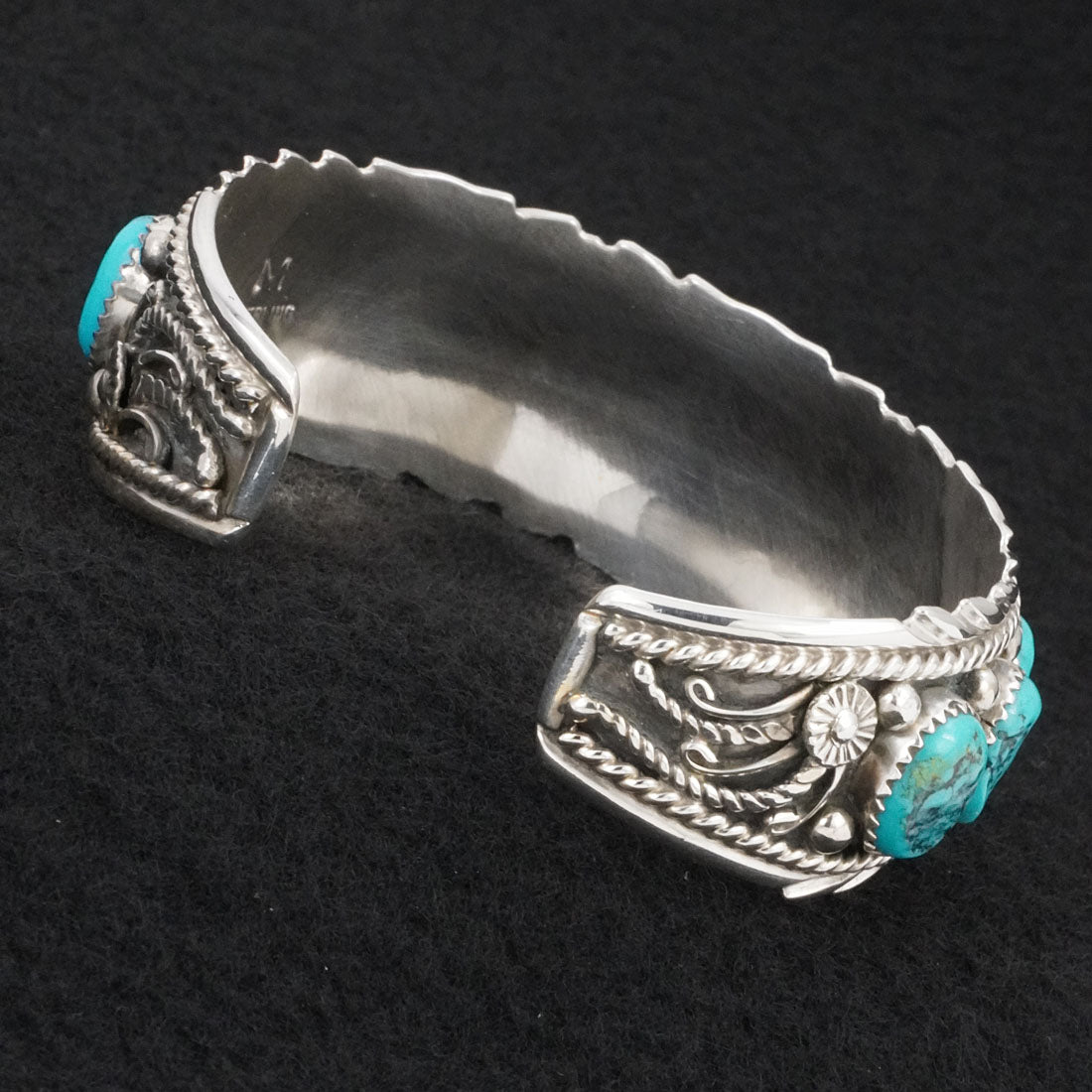 Martin Muskett Turquoise & Sterling Silver Bracelet