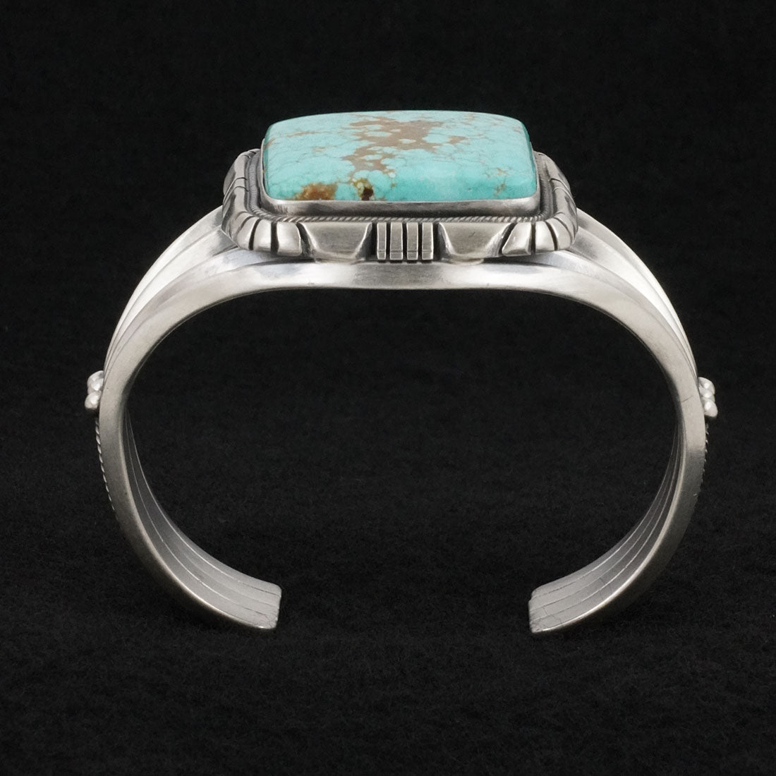 Mark Yazzie Turquoise & Sterling Silver Bracelet