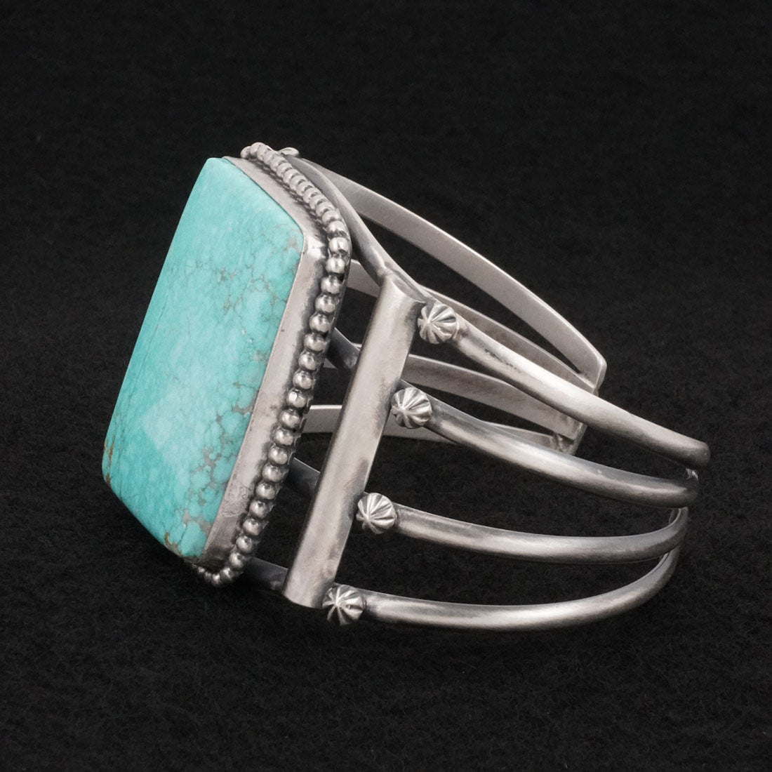 Mark Yazzie Turquoise & Sterling Silver Bracelet
