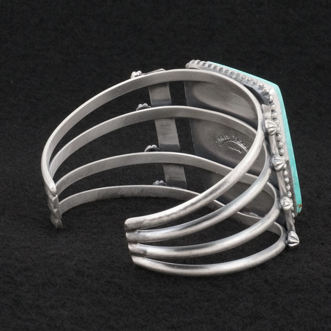 Mark Yazzie Turquoise & Sterling Silver Bracelet