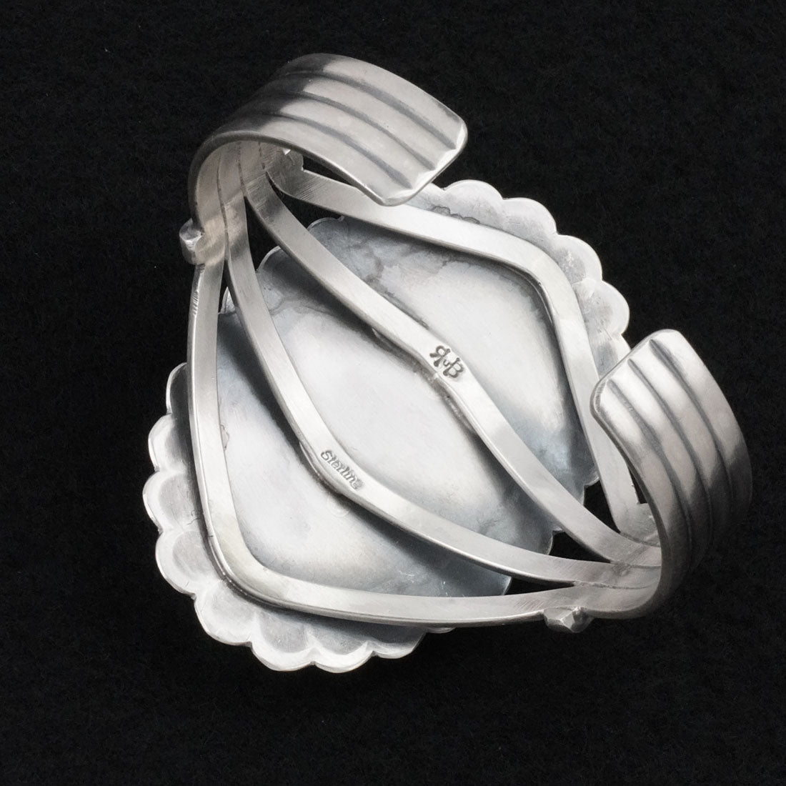 Randy Boyd White Buffalo & Sterling Silver Bracelet
