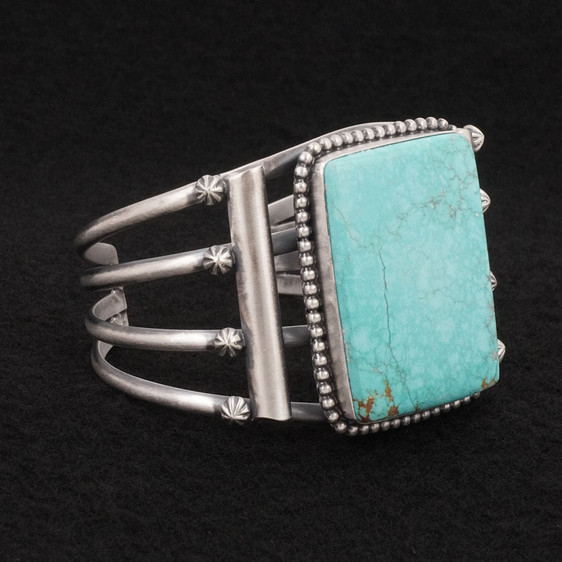 Mark Yazzie Turquoise & Sterling Silver Bracelet