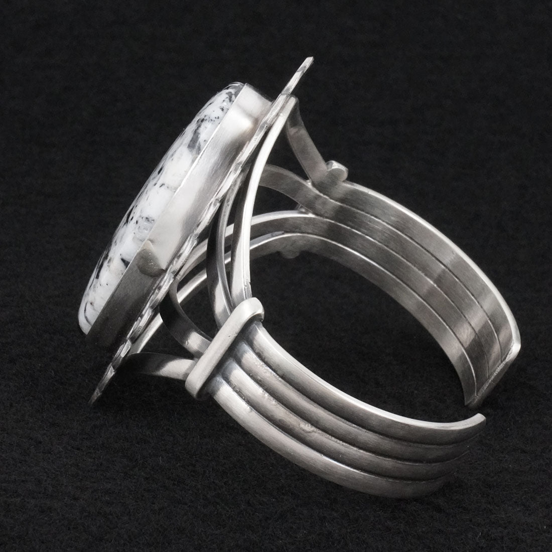 Randy Boyd White Buffalo & Sterling Silver Bracelet