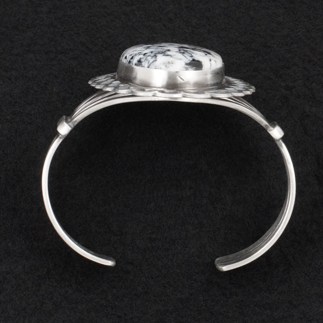 Randy Boyd White Buffalo & Sterling Silver Bracelet