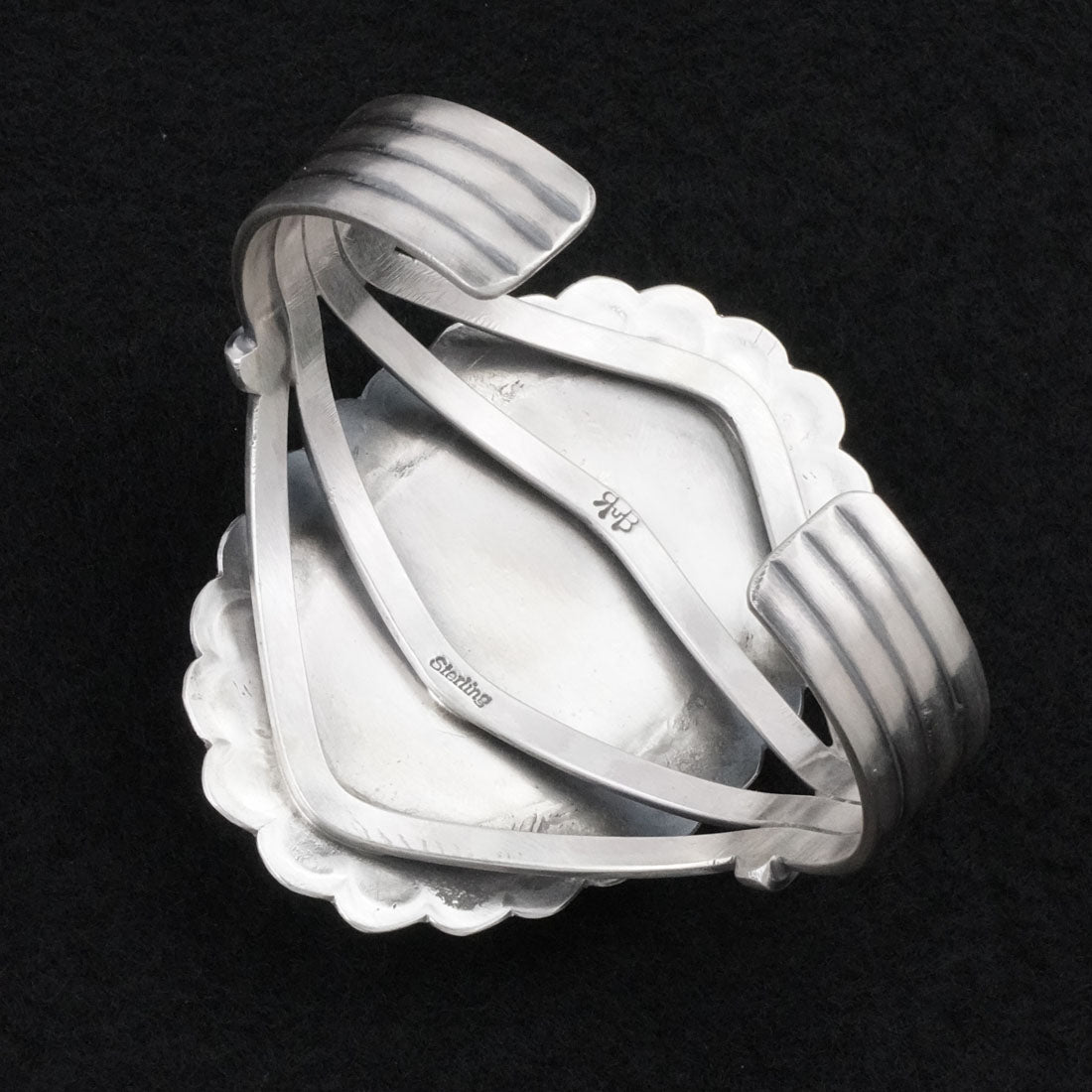 Randy Boyd White Buffalo & Sterling Silver Bracelet