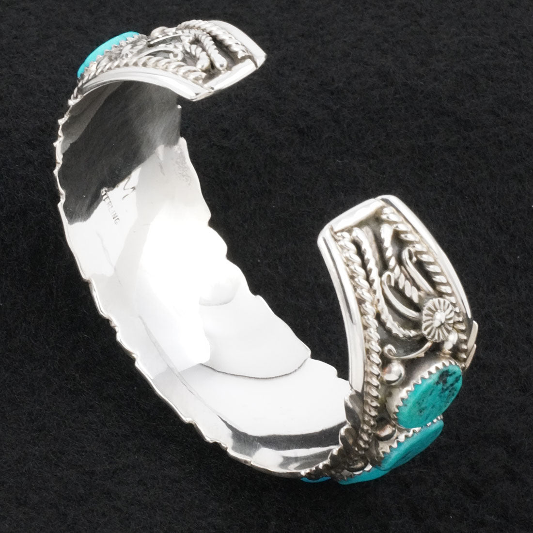 Martin Muskett Turquoise & Sterling Silver Bracelet