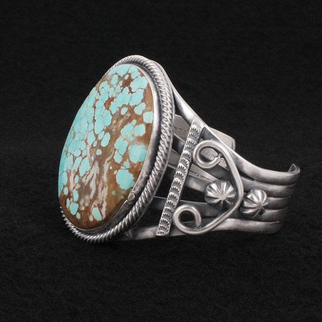 Bobby Johnson Turquoise & Sterling Silver Bracelet