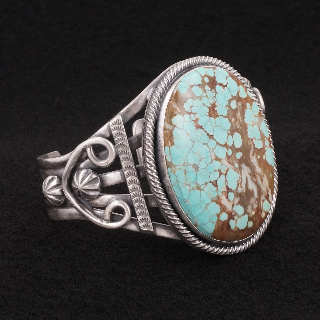 Bobby Johnson Turquoise & Sterling Silver Bracelet