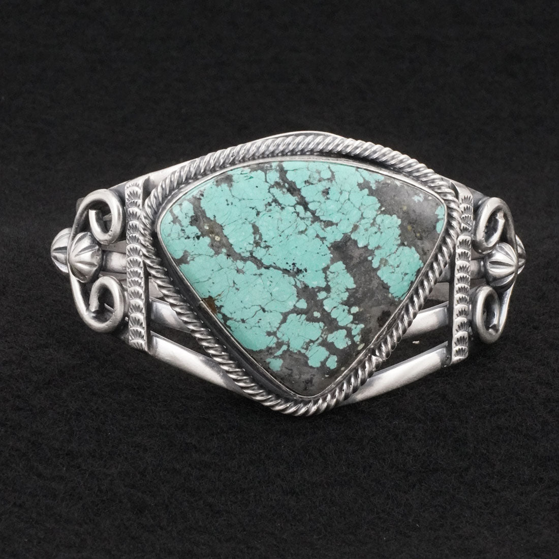 Bobby Johnson Turquoise & Sterling Silver Bracelet