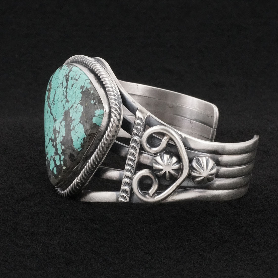 Bobby Johnson Turquoise & Sterling Silver Bracelet