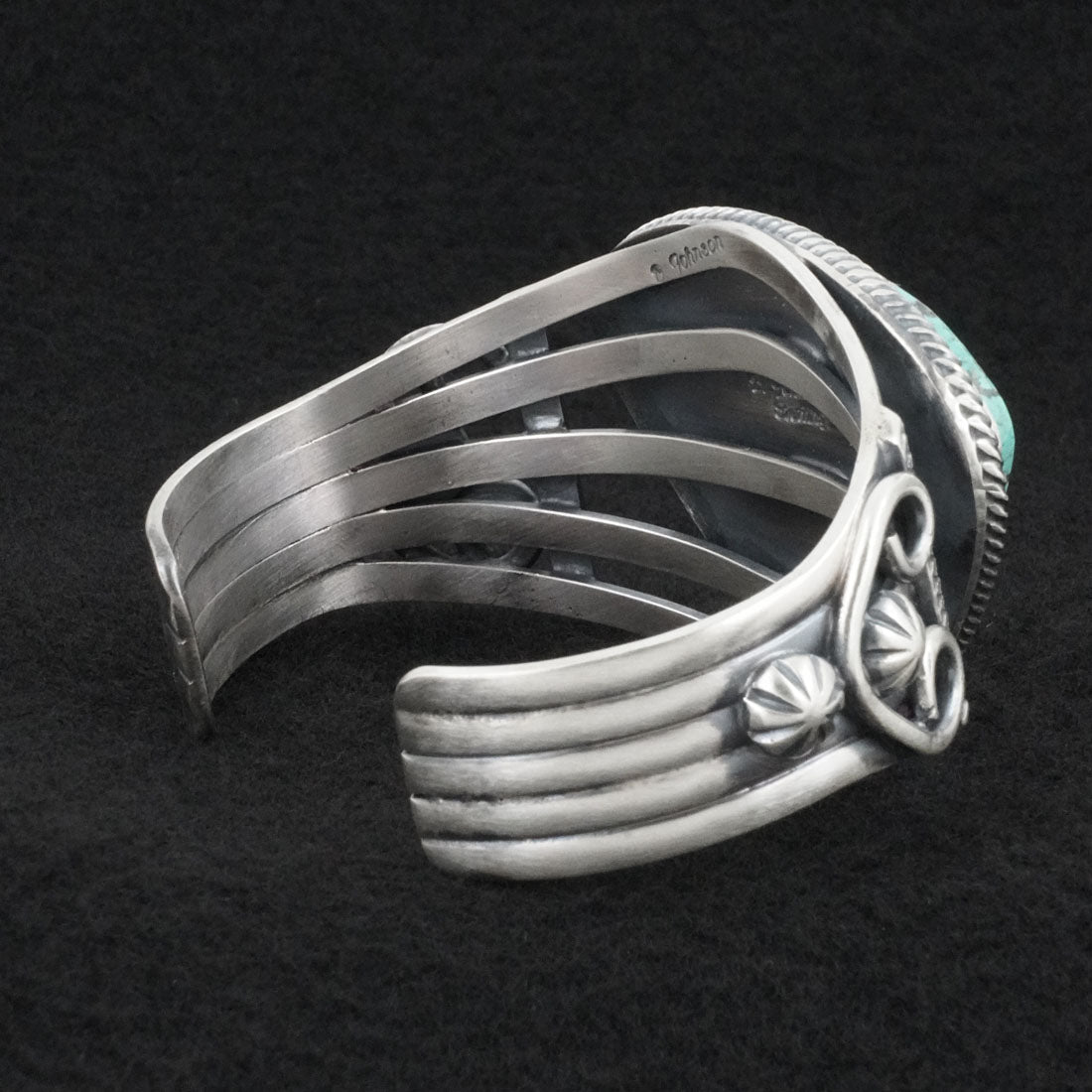 Bobby Johnson Turquoise & Sterling Silver Bracelet